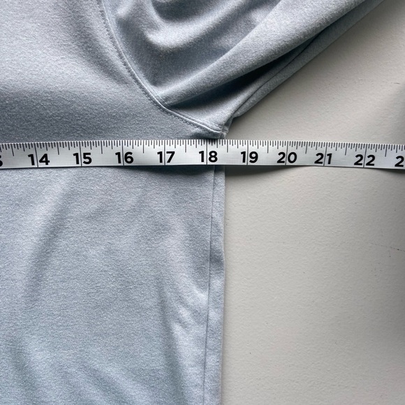 Rhoback Tempo Performance Hoodie Small Women’s Light Blue Athletic Sweatshirt - Picture 7 of 10